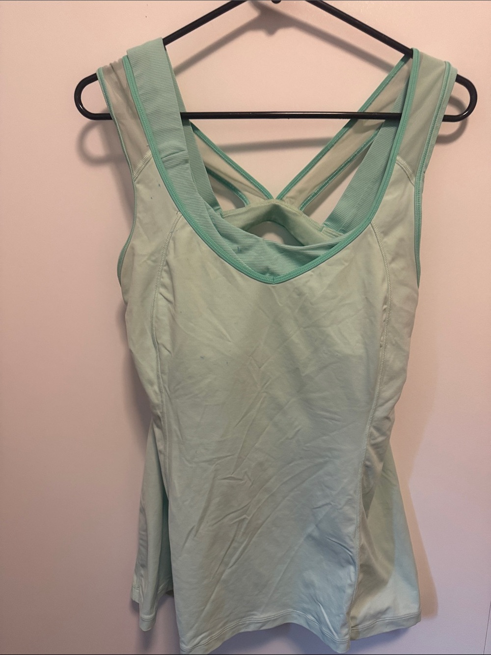 lululemon athletica Mint Green Strappy Tank Top